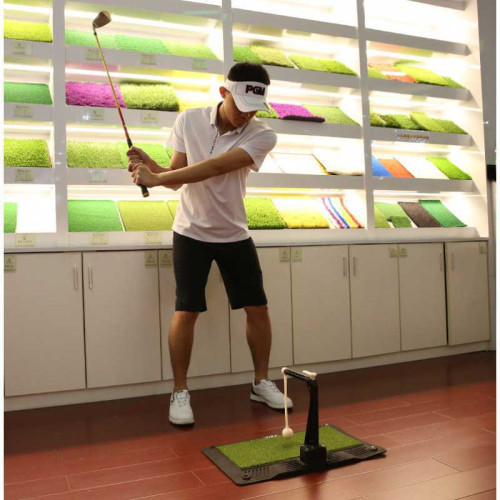 初學新手室內高爾夫揮桿練習器旋轉訓練器 360°旋轉棒golf吸盤墊
