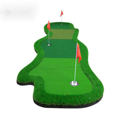 室內高爾夫果嶺髮燒友推桿練習器 1*4米練習墊推桿練習毯golf球墊