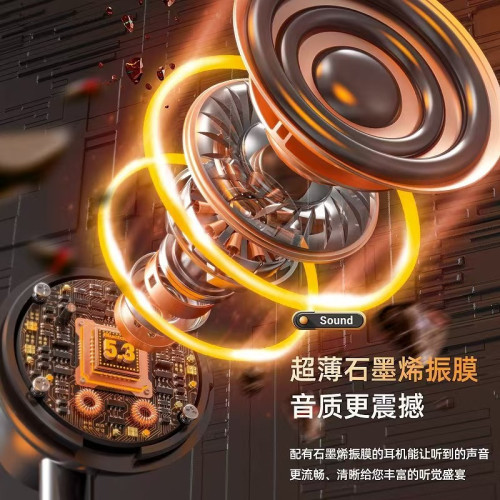 藍牙耳機新款入耳式超長待機立體音質插卡遊戯運動降噪頸掛式耳機