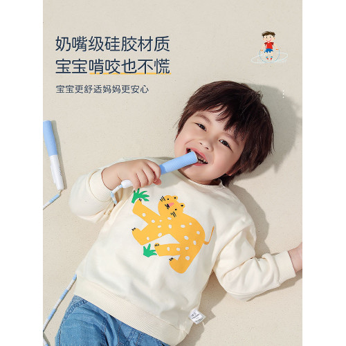 兒童竹節跳繩幼兒園小學生一年級初學不打結中考繩子輕量可攜式