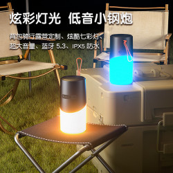 EBS-705無線藍牙音箱帶RGB燈戶外可攜式防水小音響氛圍燈禮品插卡