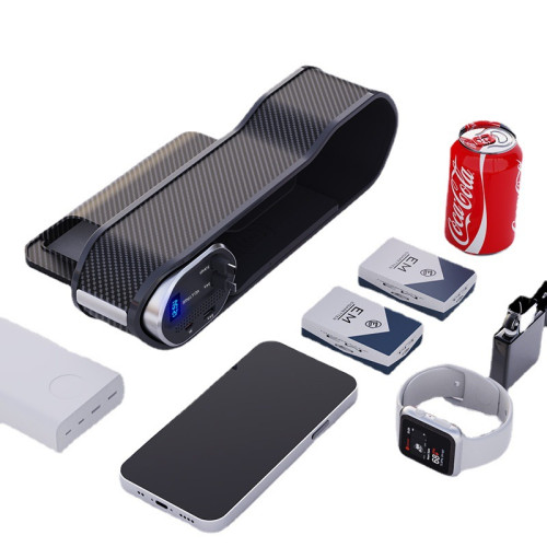 伸縮超級快充車用充電器汽車座椅夾縫多功能儲物盒無線充電收