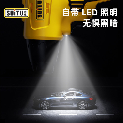 車用充氣泵可攜式汽車無線數顯打氣筒多功能智能電動輪胎打氣泵