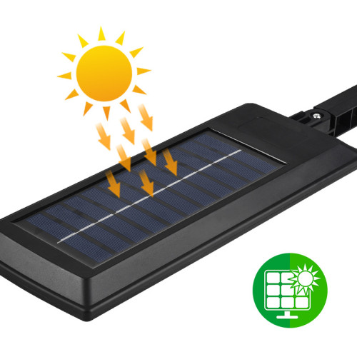 LED戶外太陽能路燈人體感應庭院燈 家用花園牆壁照明遙控路燈