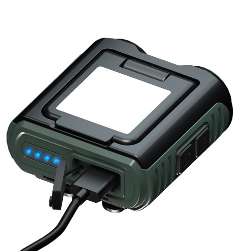 新款感應帽燈雙光可折曡夜釣燈 USB充電多功能戶外帽夾燈