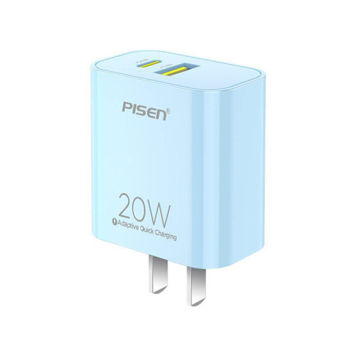 品勝充電器PD20W雙口快充適用蘋果華爲3C認証充電頭氮化鎵