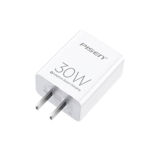 品勝30W快充套裝雙口A+C充電頭1M適用於蘋果PD充電線充電器