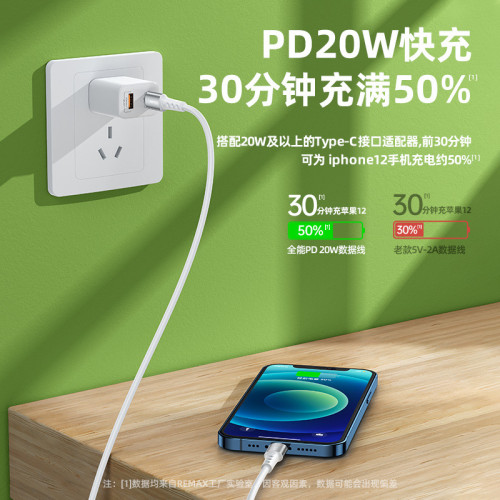 REMAX睿量 2系列快充數據線65W/40W/20W通用充電線TYPE-C編織線