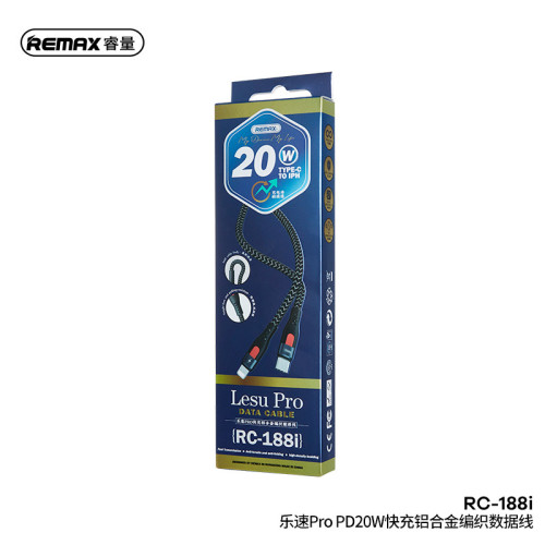 REMAX樂速PRO蘋果15 type-c安卓適用快充線20W//100W數據線
