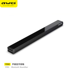 Awei用維爆款電視藍牙音箱 遙控環繞音效掛壁桌面藍牙迴音壁