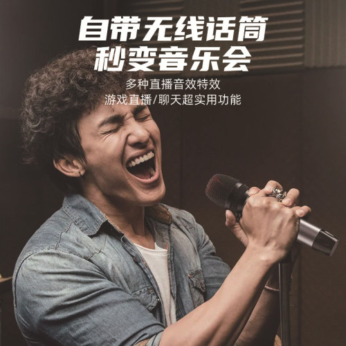 AWEI用維Y888多功能TFU盤100w大功率無線話筒內置聲卡藍牙音箱