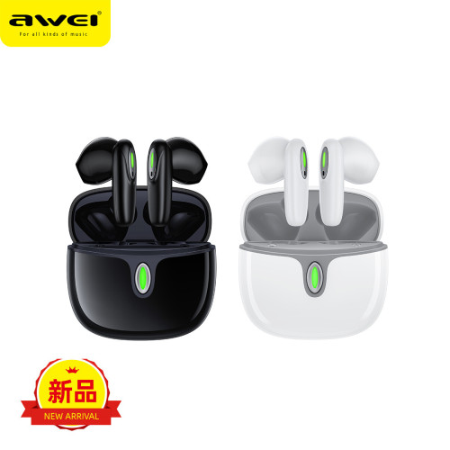 Awei用維新品迷你藍牙耳機 藍牙5.3長續航高音質tws無線耳機