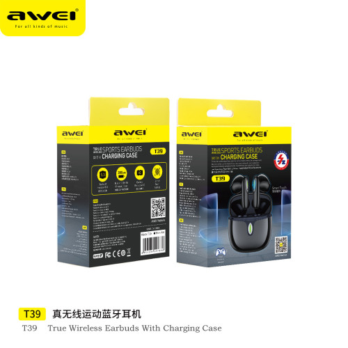 Awei用維新品迷你藍牙耳機 藍牙5.3長續航高音質tws無線耳機