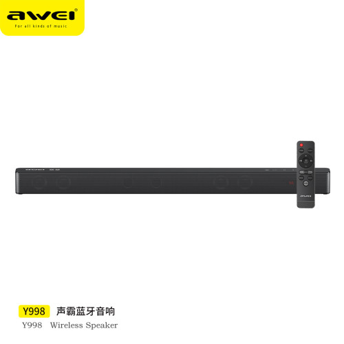 Awei用維大功率迴音壁音箱 家用客廳K歌80W聲霸低音砲藍牙音箱
