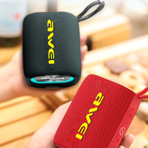 AWEI用維Y382爆款可攜式低音砲7級防水戶外露營tws藍牙音箱
