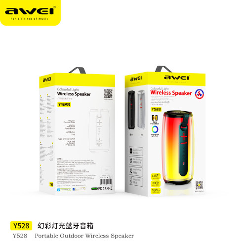 awei用維新品藍牙音箱 幻彩燈效超長續航串聯立體聲藍牙音響
