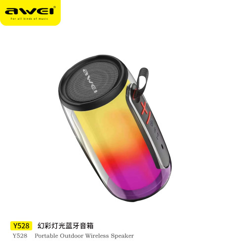 awei用維新品藍牙音箱 幻彩燈效超長續航串聯立體聲藍牙音響