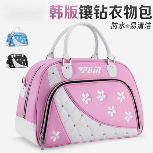 高爾夫衣物包女衣服包易清潔防水短途旅行袋輕便行李包golf衣服包