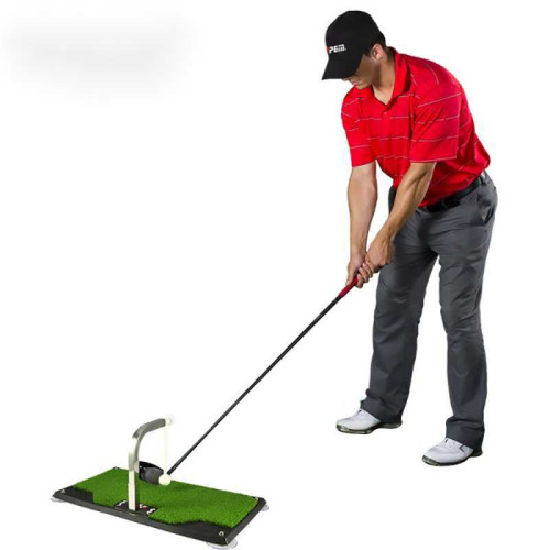 高爾夫揮桿練習器室內高爾夫 360°旋轉棒golf吸盤打擊墊練習器墊