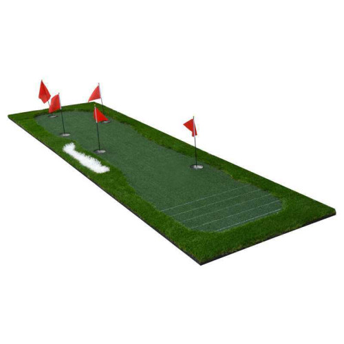 高爾夫果嶺室內外推桿練習器刻度線推桿golf高爾夫練習果嶺練習墊