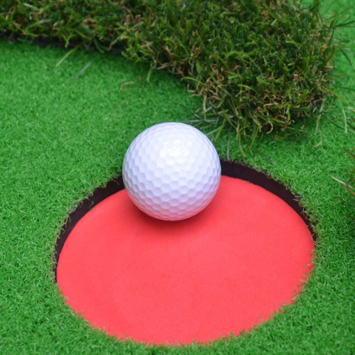 可攜式高爾夫推桿練習器大腳丫迷你果嶺高爾夫練習毯golf室內練習