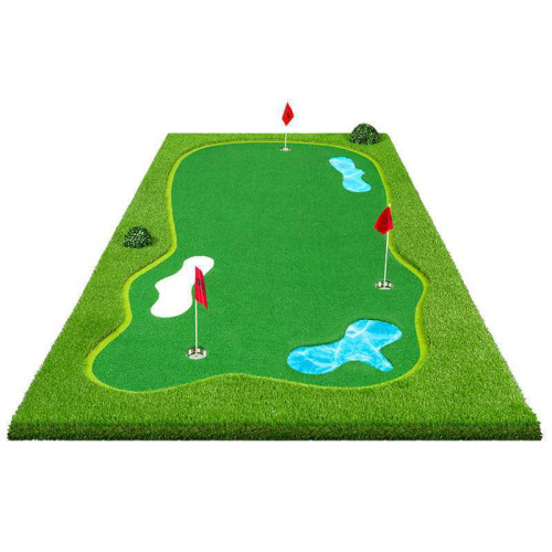 室內高爾夫辦公室推桿練習器果嶺室內外迷你高爾夫練習器golf訓練