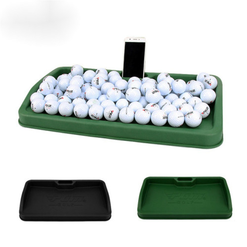 高爾夫髮球盒軟膠髮球盒帶錄像架橡膠裝球盒橡膠髮球盒golf球膠盒