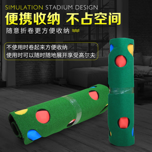 高爾夫練習毯室內髮燒友推桿練習器練習器大腳丫揮桿訓練墊golf墊