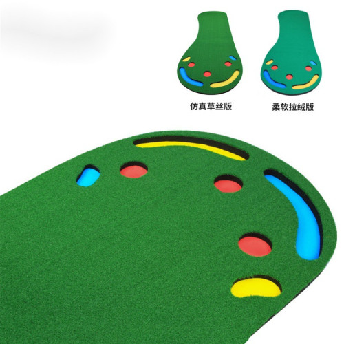 高爾夫練習毯室內髮燒友推桿練習器練習器大腳丫揮桿訓練墊golf墊