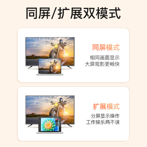 type-c轉hdmi4k60hz適用手機筆記型電腦顯示器投影線材4K無氧銅芯