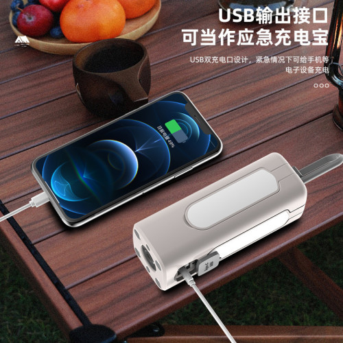 新款多功能露營燈戶外營地燈長續航手提帳篷天幕氛圍燈LED燈