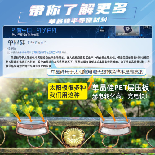 太陽能燈戶外復古裝飾庭院燈別墅花園圍牆照明燈室外防水照明路燈