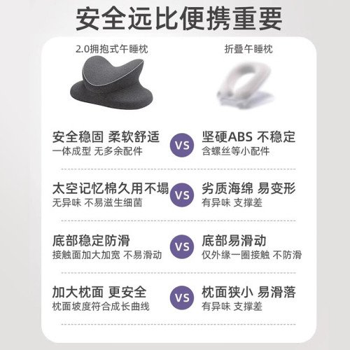 徠本小學生午睡枕趴睡枕兒童專用趴趴枕教室趴著睡覺初中生午休枕