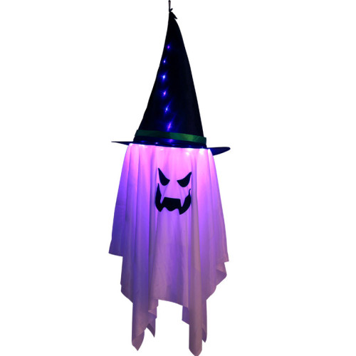 萬聖節LED裝飾燈巫師幽靈小夜燈鬼屋 halloween巫師南 瓜燈氛圍燈