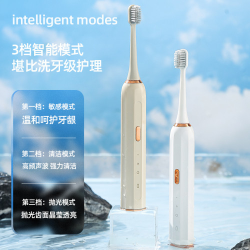 電動牙刷成人款家用智能情侶防水軟毛電動牙刷集採禮品
