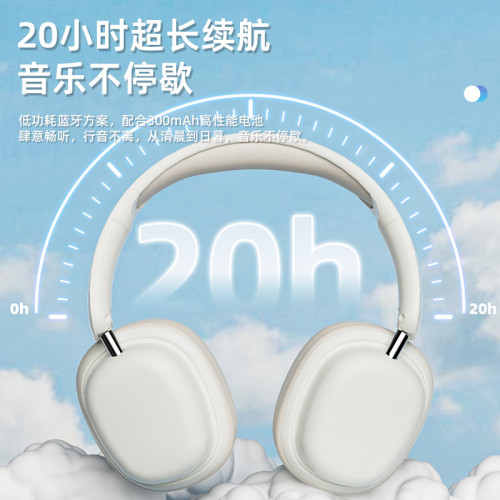 新款藍牙耳機超長續航低延遲遊戯電競語音通話無線頭戴式耳機