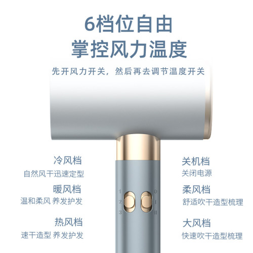 高性價比吹風機  智能恒溫速乾造型吹風筒快速冷熱風切換電吹風