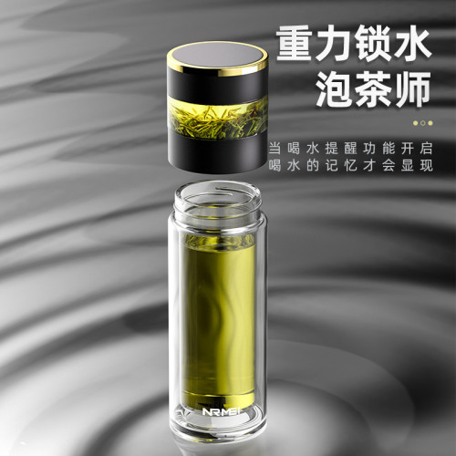 高硼矽玻璃杯雙層隔熱玻璃水杯耐高溫玻璃茶杯雙層玻璃杯禮品