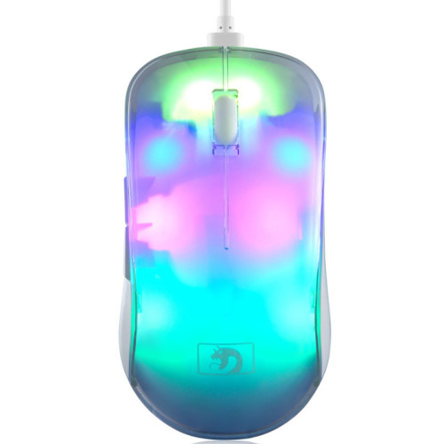 新盟M268無線滑鼠2.4G透明炫彩藍牙滑鼠筆電充電式電腦遊戯滑鼠