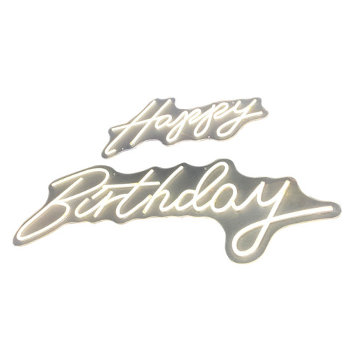 生日快樂臥室窗簾燈生日布置造型霓虹燈happyBirthdayled燈版