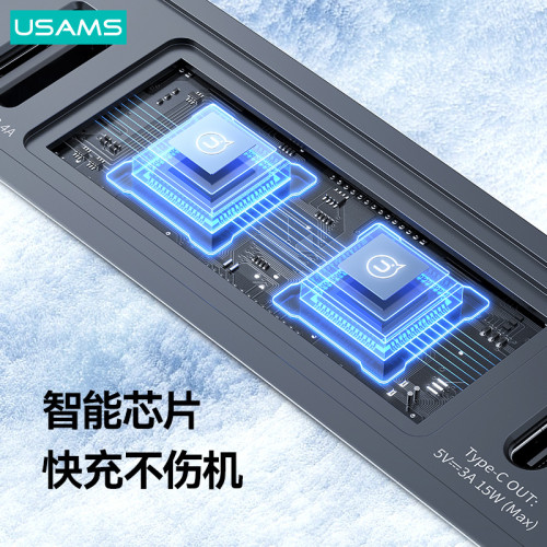 USAMS適用特斯拉model3/Y拓展隖集線器Hub特斯拉PD轉換器充電器