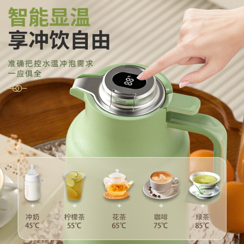 保溫暖水壺家用熱水瓶大容量暖壺玻璃內膽暖水保溫瓶熱水壺2升