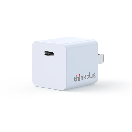 聯想ThinkPlus適用蘋果15充電器20W氮化鎵ip14華爲type-C充電頭