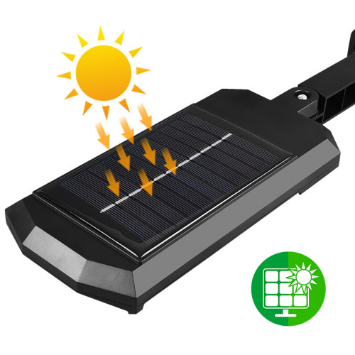 LED戶外太陽能路燈新款人體感應庭院燈帶遙控壁燈 防水花園燈