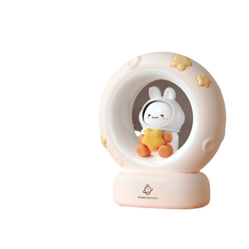 創意新品可愛氛圍燈女生生日禮品網紅擺件摘星攬月拍拍小貓小夜燈