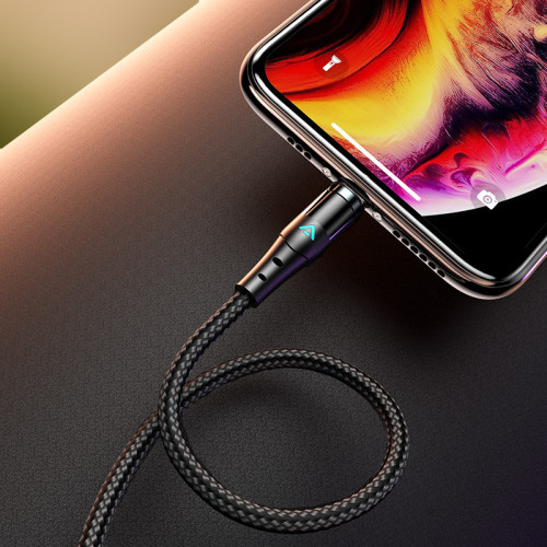 5A超級快充磁吸數據線三合一充電線強磁力適用於華爲蘋果安卓手機