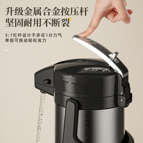 德國紅膽按壓式保溫壺家用氣壓式開水壺大容量不鏽鋼暖壺可攜式