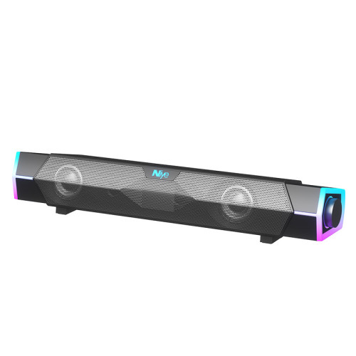 耐也藍牙電腦音響桌上型家用辦公有線電競遊戯長條低音砲藍牙音箱