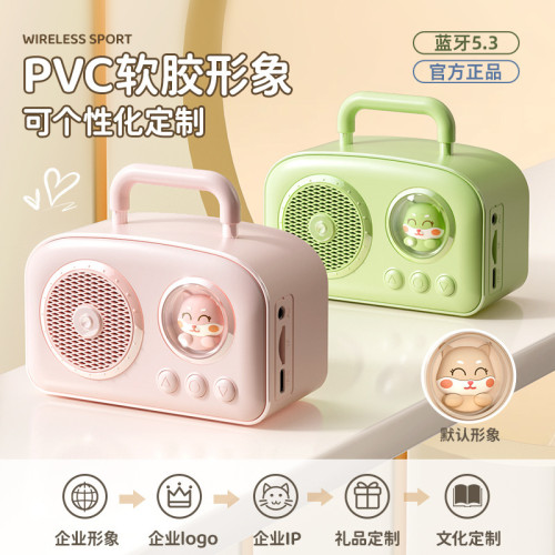 新款C-270藍牙音箱 可攜式太空艙卡通藍牙小音響多功能TF插卡U盤