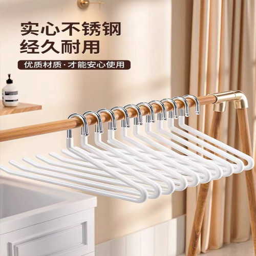 鵞型褲架家用無痕防滑加粗褲子衣架褲夾衣櫃內置掛褲子專用收納架